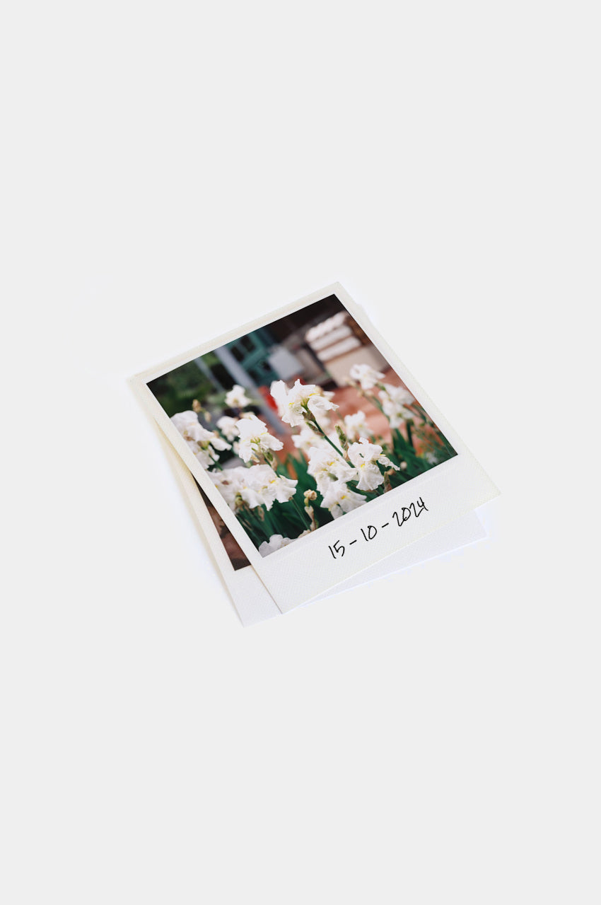25x Foto Polaroid Look con Texto