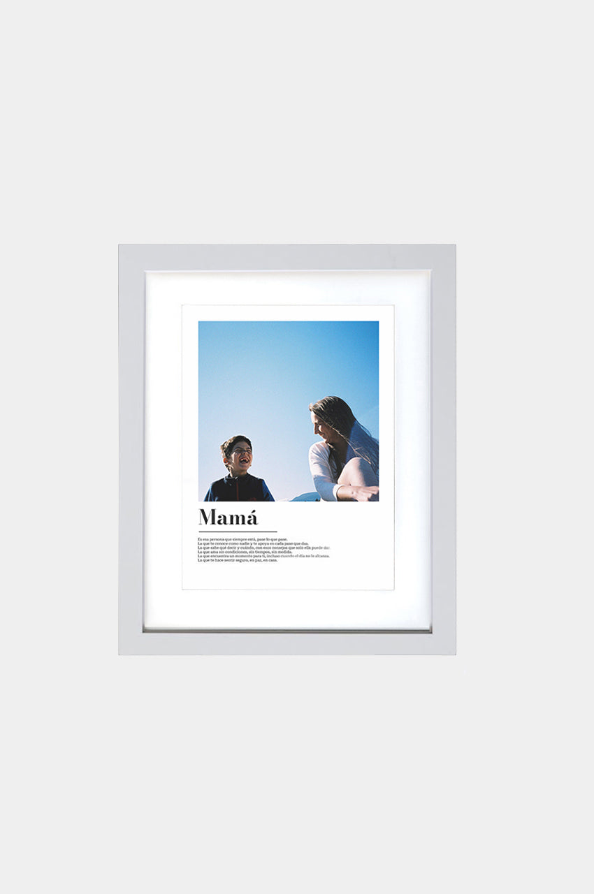 Marco Fecha Especial 30x40 Ancho Paspartu