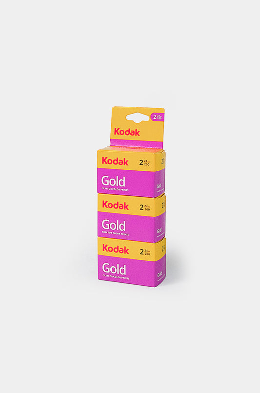 2 pack Kodak Gold 200 24exp