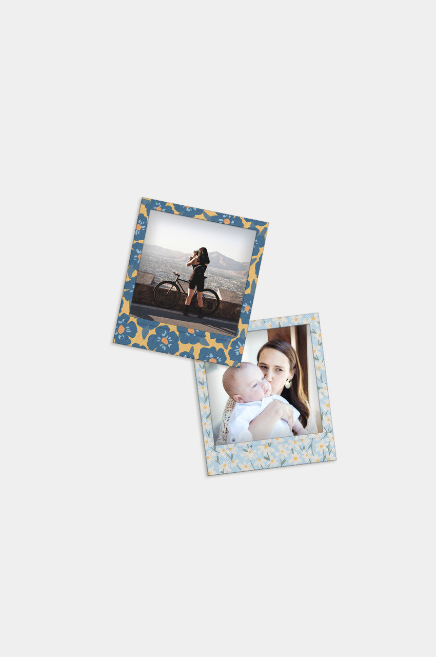 8x Imán Square Look Floral Edition Pack