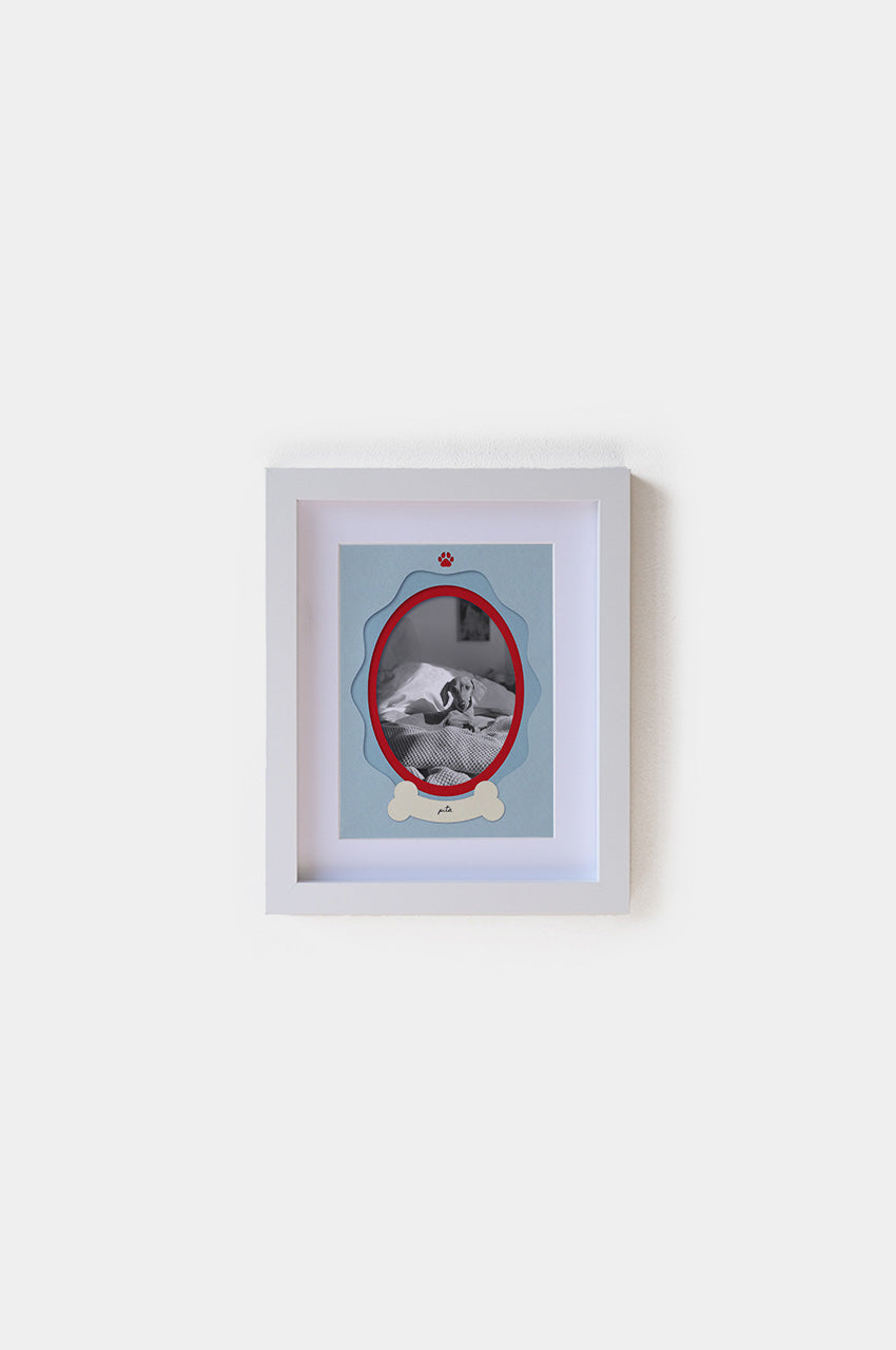 Marco Perrito Box Paspartú Blanco 15x20