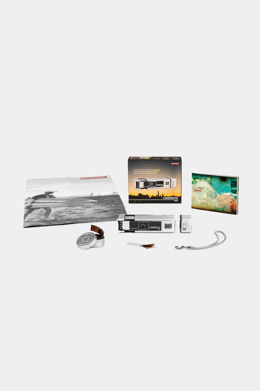 Lomomatic 110 Camera & Flash Metal Edition