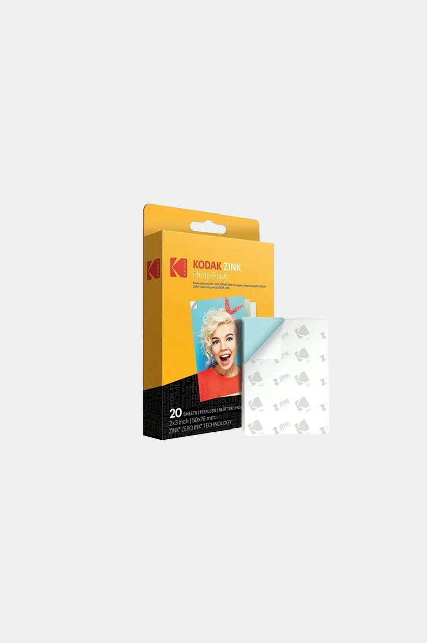 Kodak Zink 2x3 Paper – Pack 20 Fotos