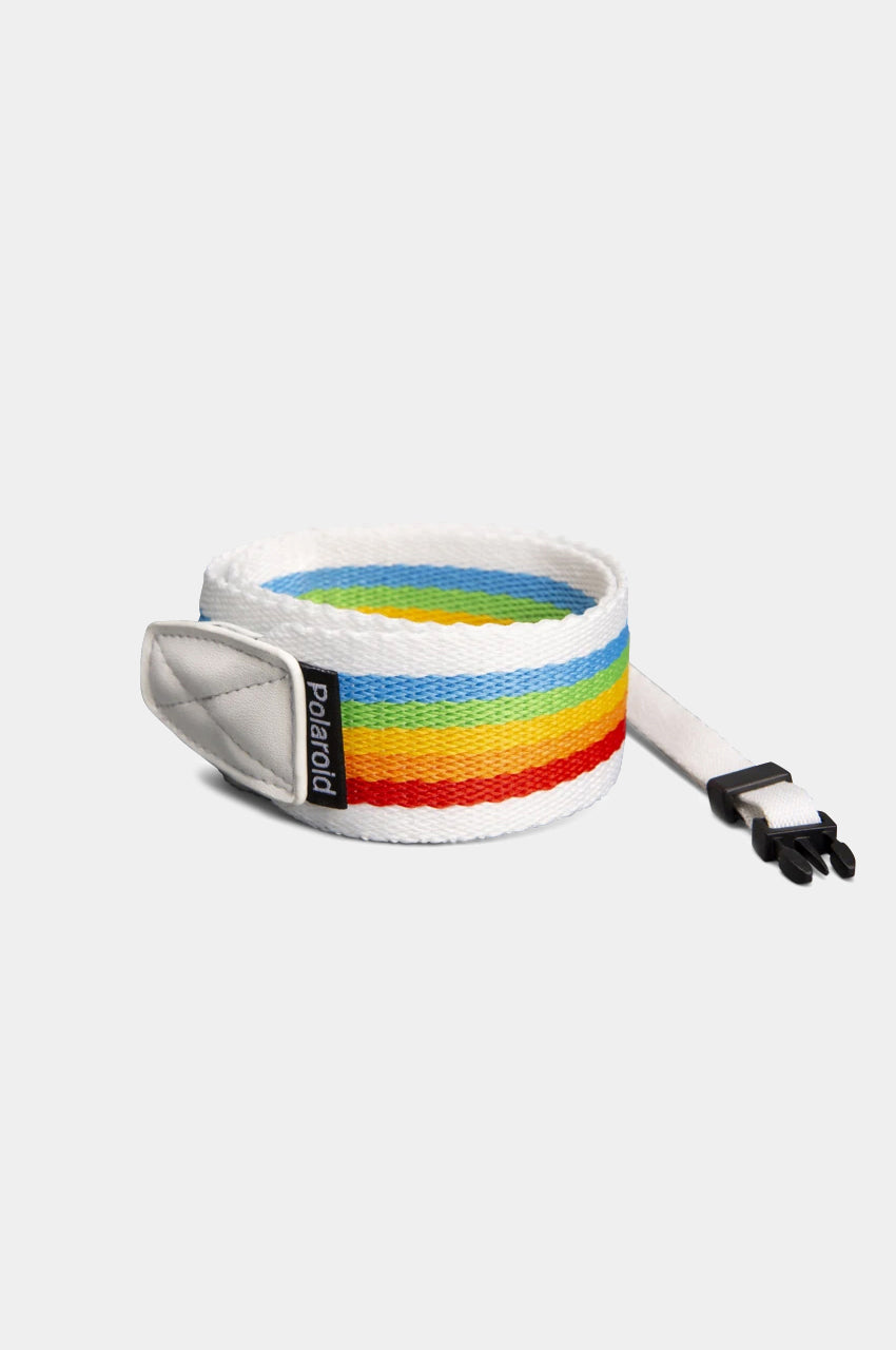 Polaroid Camera Strap Flat Rainbow