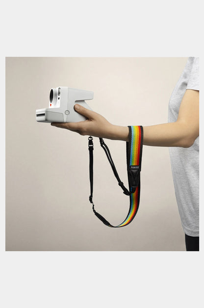 Polaroid Camera Strap Flat Rainbow