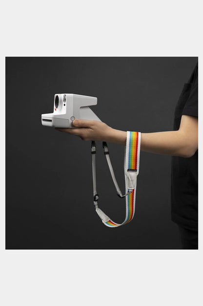 Polaroid Camera Strap Flat Rainbow