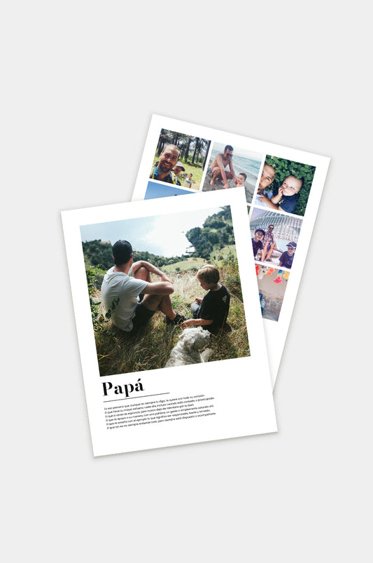 Poster Papá 30x40