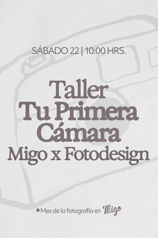 Taller "Tu primera análoga" Migo x FotoDesign