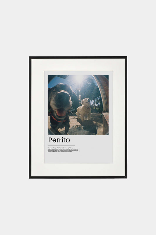 Marco Perrito 40x50 para foto 30x40 Negro