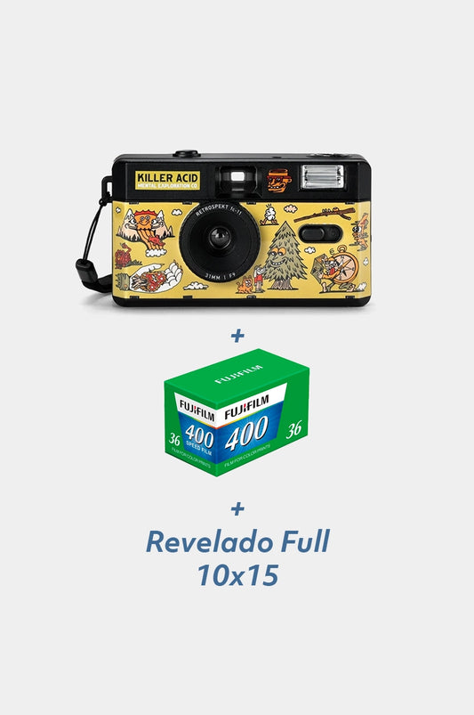 PACK Camara 35mm Mental Exploration Co + Fuji 400 + Revelado Full
