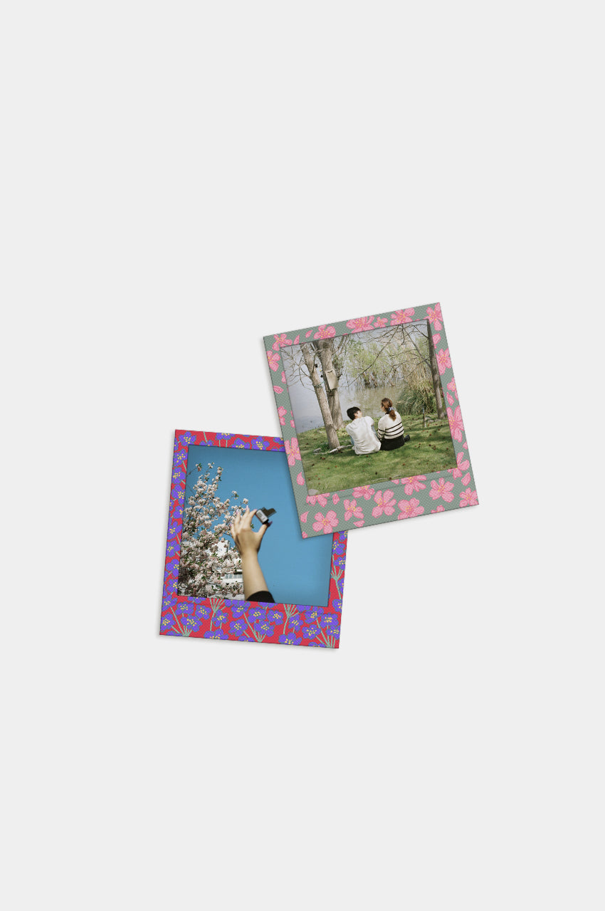8x Imán Square Look Floral Edition Pack