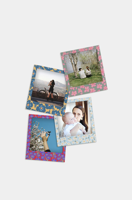8x Imán Square Look Floral Edition Pack