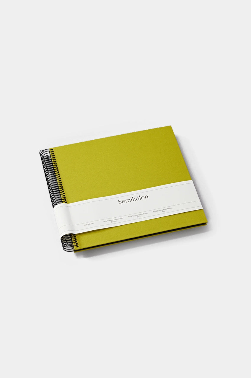 Álbum espiral Economy Medium black pages