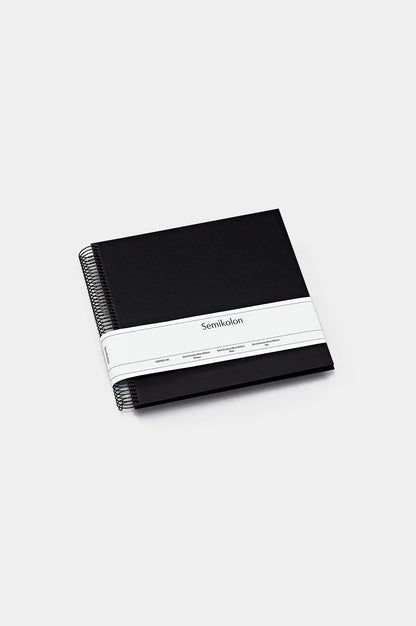 Álbum espiral Economy Medium black pages