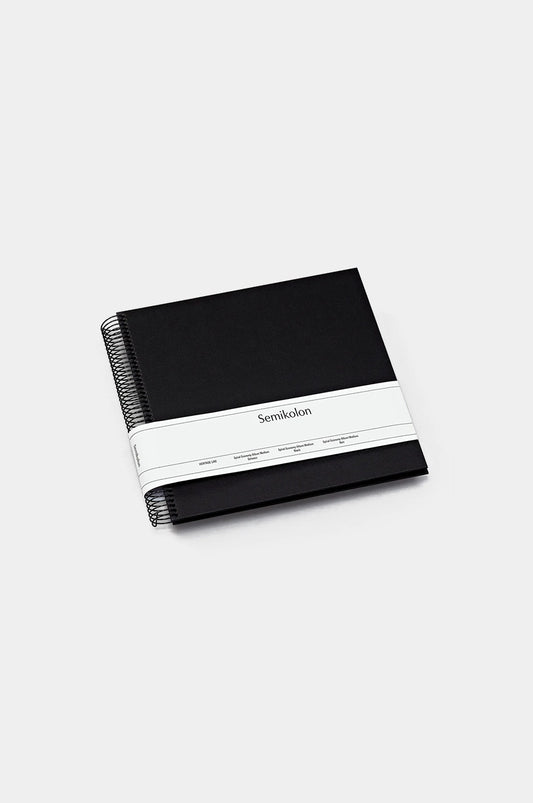 Álbum espiral Economy Medium black pages