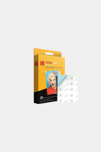 Kodak Zink 2x3 Paper – Pack 20 Fotos